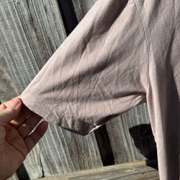 VintageMen's Casual Shirt in Light Brown - Picture 4 of 4